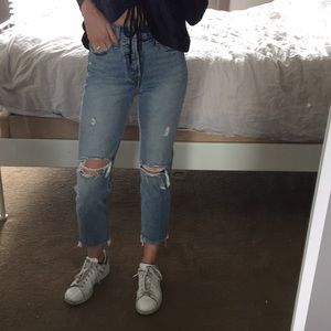 Levi’s wedgie Selvege straight jeans